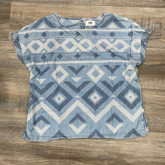 🦄5/25 Chambray boxy shirt - Picture 1 of 2